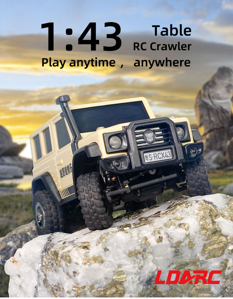 Rc Hobby World - LDARC X43 1:43 Samochód RC Crawler