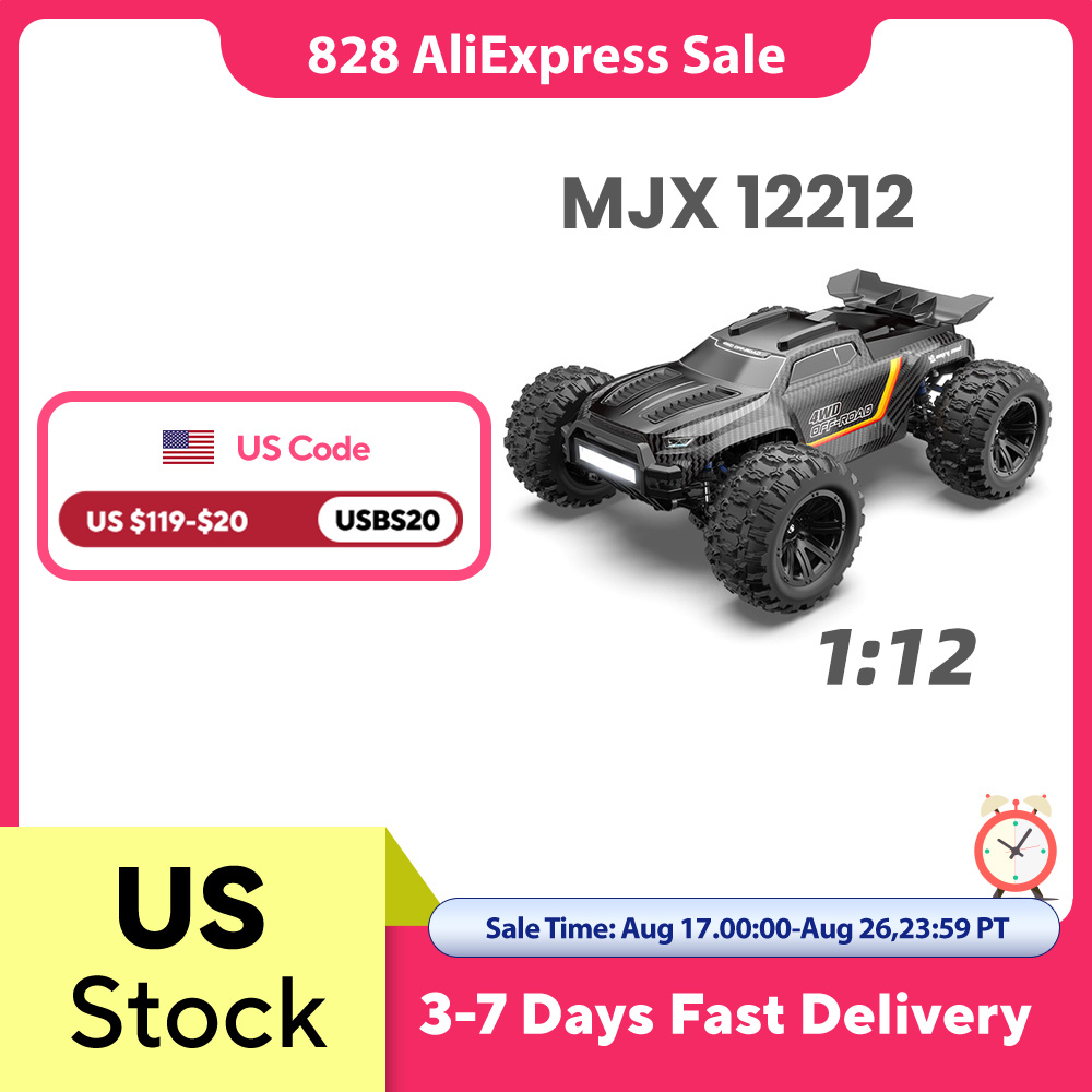 Rc Hobby Monster Truck - 12212 1/12 MJX Bezszczotkowy RC Monster