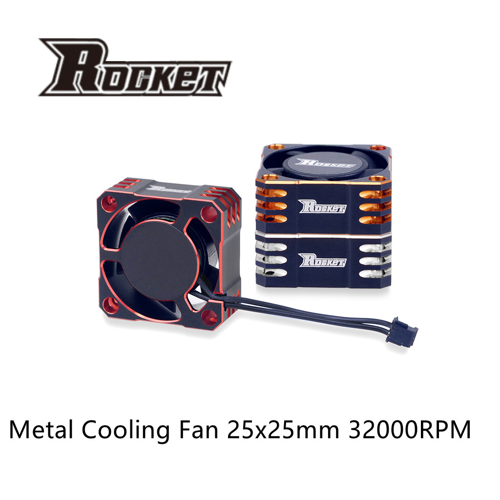 Rc Hobby World - Metalowy wentylator chłodzący Rocket 25x25mm 32000RPM/8.5V