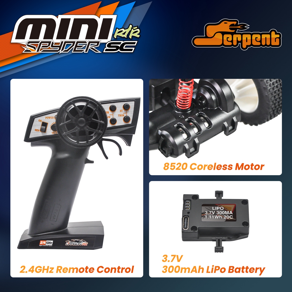 1/24 Serpent Mini Samochód RC  – Rc Hobby World recenzja i cena