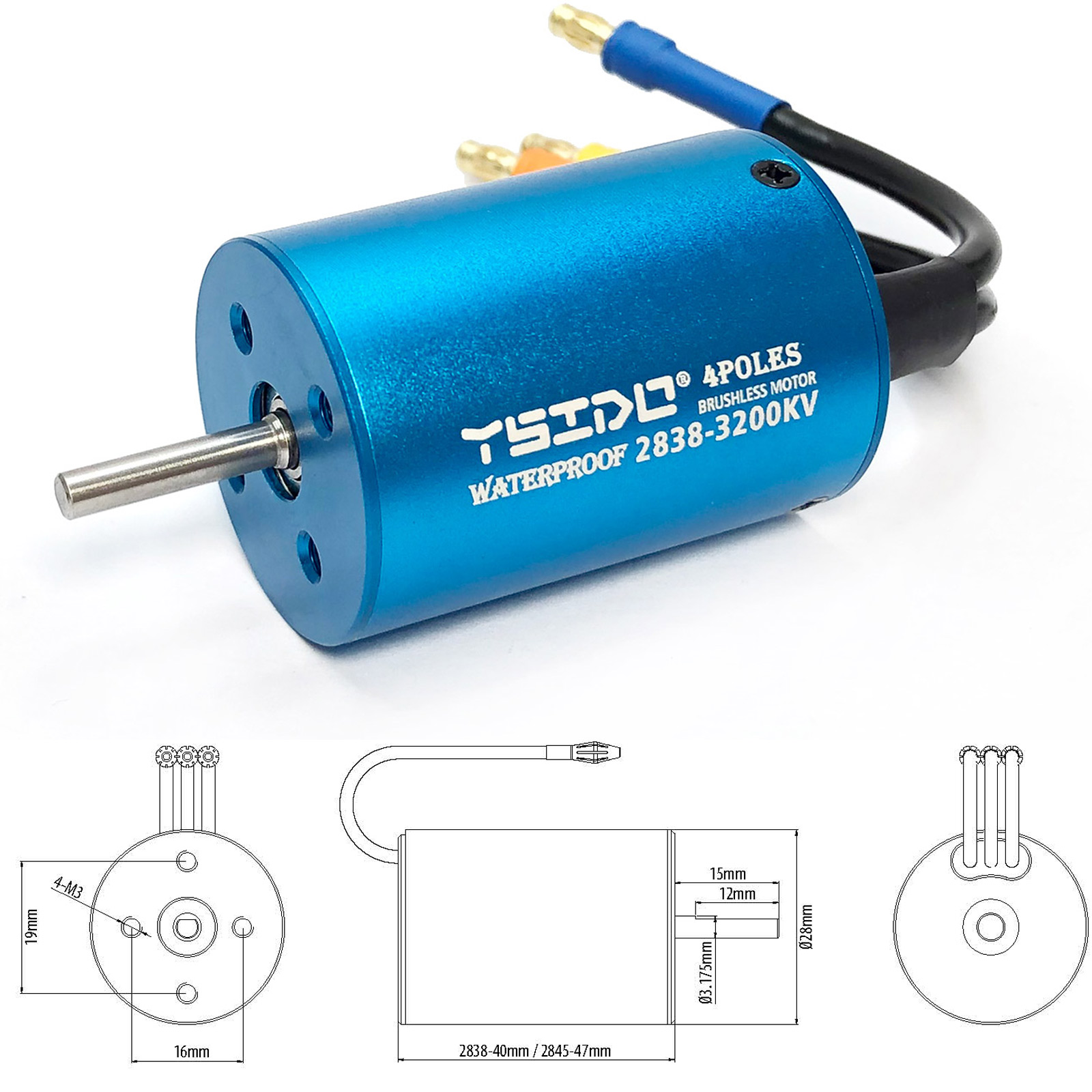 YSIDO 2435 2440 2838 2847 bezs – Rc Remo Hobby recenzja i cena