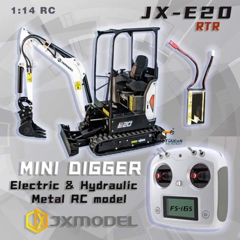 Miniaturowa koparka RC RTR JX  – Rc Excavator Hobby recenzja i cena
